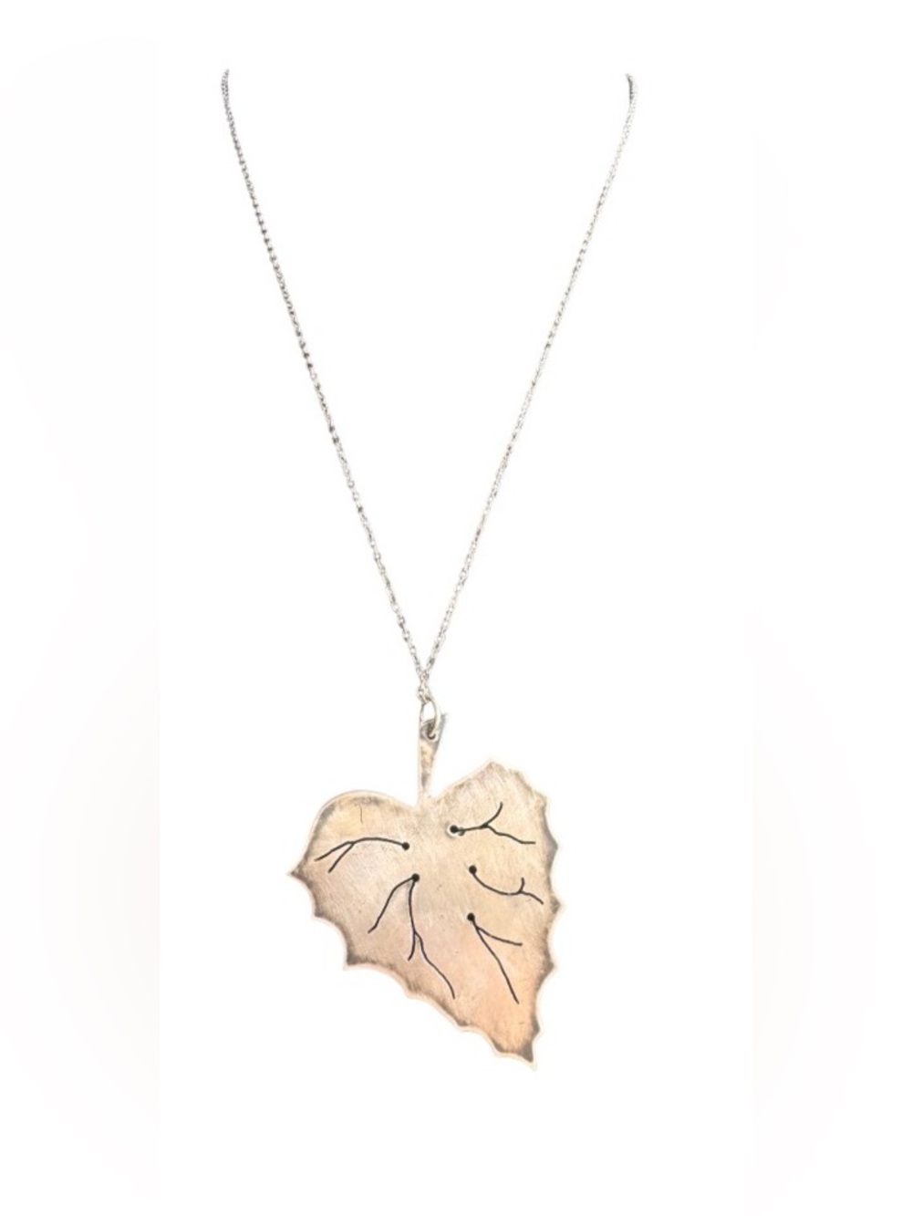 Leaf Laser Cut Necklace